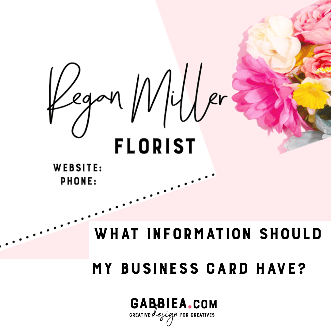 What information should my business card have?