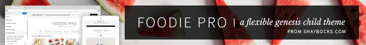 StudioPress Premium WordPress Themes: Foodie Pro Theme